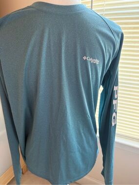 Columbia PFG Men's Long Sleeve Omni-Shade Performance Tee - Teal